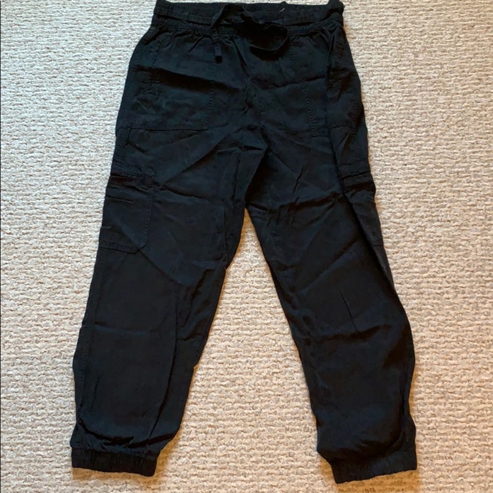 High waisted jogger pants